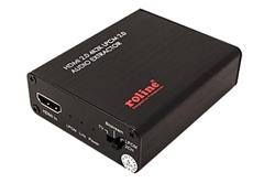 HDMI audio extraktor, stereo audio, 4K