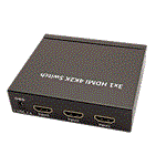 HDMI přepínač, 3 : 1, 4K2K, dálkové ovládání