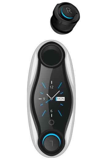 HELMER chytré hodinky se sluchátky TWS 900/ dotykový display/ notifikace/ BT 5.0/ odhad krevního tlaku/ handsfree/ CZap