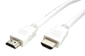 High Speed HDMI kabel s Ethernetem, HDMI M - HDMI M, bílý, 10m
