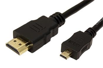 High Speed HDMI kabel s Ethernetem, HDMI M- microHDMI M, 1m