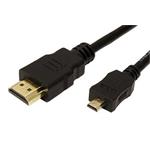 High Speed HDMI kabel s Ethernetem, HDMI M- microHDMI M, 1m
