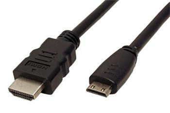 High Speed HDMI kabel s Ethernetem, HDMI M - miniHDMI M, 0,8m