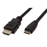 High Speed HDMI kabel s Ethernetem, HDMI M - miniHDMI M, 0,8m