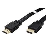 High Speed HDMI plochý kabel s Ethernetem, 4K, HDMI M - HDMI M, 1,5m