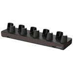 Honeywell CT70 5-bay charging base, power cord, up to 5pcs of CT70 with or w/o boot, power supply