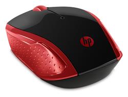 HP 200/Cestovní/Optická/1 000 DPI/Bezdrátová USB/Červená