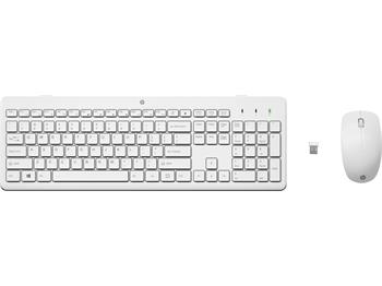 HP 230 klávesnice a myš/bezdrátová/white HUN