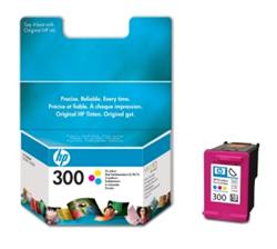 HP 300 Tri-color Ink Cart, 4 ml, CC643EE (165 pages)