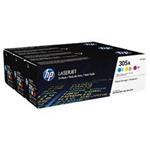 HP 305A CMY 3-pack LJ Toner Cart, 3 x 2600 str, CF370AM