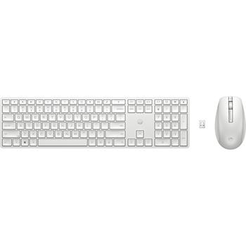 HP 650 Bezdrátová klávesnice a myš - bílá CZ/SK
