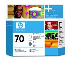 HP 70 Gloss enhancer + Grey DJ Printhead, C9410A