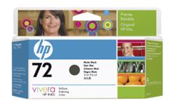 HP 72 Black matte DJ Ink Cart, 130 ml, C9403A