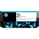 HP 745 inkoustová náplň matná černá, F9K05A