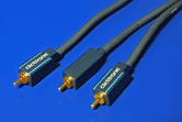 HQ OFC Kabel cinch(M) - 2x cinch(M), audio, 15m