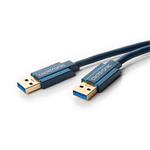 HQ OFC USB 5Gbps kabel USB3.0 A(M) - USB3.0 A(M), 0,5m