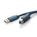 HQ OFC USB 5Gbps kabel USB3.0 A(M) - USB3.0 B(M), 1,8m