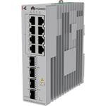 Huawei S210I-8T4SX Gigabitový smart průmyslový switch, 2x SFP, 2x SFP+, redundantní napájení