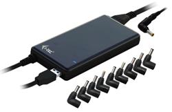 i-Tec Ultra Slim Power Adapter 100-240V/9.5-20V, USB, 90W