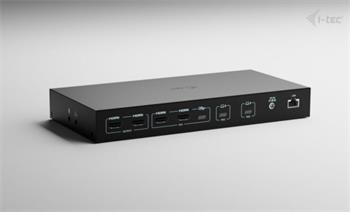 i-tec USB-C KVM Docking station for 3 Hosts, Dual Display, Power Delivery 1x 92W/2x 65W