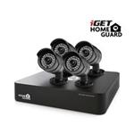 iGET HGDVK46704 - Kamerový CCTV set HD 720p, 4CH DVR rekordér + 4x HD 720p kamera,Win/Mac/Andr/iOS