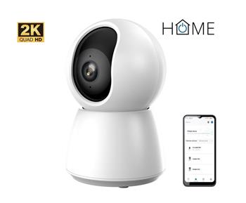 iGET HOME Camera CS4 White - WiFi 2K IP kamera, noční vidění, audio, RJ45, auto tracking