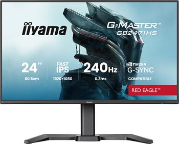 iiyama G-Master/GB2471HS-B1/23,8"/IPS/FHD/240Hz/0,3ms/Černá/3R