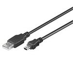 PremiumCord Kabel USB 2.0, A-B mini, 5pinů, 0,5m