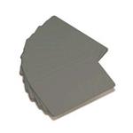 ZEBRA COLOR PVC CARD - SILVER METALLIC, 30 MIL, 500 ks