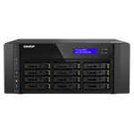 QNAP TS-h1290FX-7232P-64G (AMD EPYC, 64GB ECC RAM, 12x 2,5" U.2, 2x M.2 NVMe, 2x 2,5GbE, 2x 25GbE)