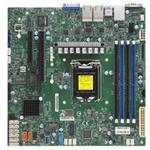 SUPERMICRO MB 1xLGA1151 (Xeon E3-21xx,i3), C246, 4xDDR4, 8xSATA3, 2x M.2, 2xPCIe3.0 x8, VGA, 4x LAN, IPMI