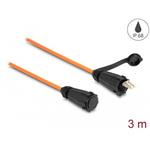Delock Optický kabel z LC Duplex na LC Duplex s ochrannou krytkou, multi-mode OM2, 3m