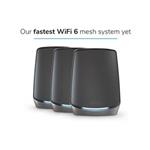 Netgear ORBI AX6000 TB 1ROUT+2SATEL BNDL, Black