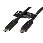 USB4 40Gbps kabel USB C(M) - USB C(M), PD 100W, 0,8m, černý