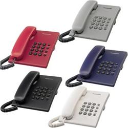 Panasonic KX-TS500FXW - jednolinkový telefon, bílý