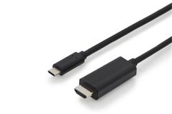 Digitus kabelový převodníkl USB typu C na HDMI 5,0 m, 4K/60Hz, 18 GB, CE, bl, zlacené konektory