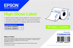 High Gloss Label 210 x 297mm, 194 lab