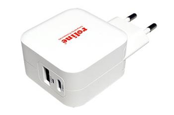 Napájecí adaptér síťový (230V) - USB A QC + USB C PD, 38W