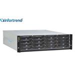 INFORTREND JB 3000 3U/16bay, dual/redundant-controller JBOD, 4x SAS-12G (SFF-8644) ports, 2x (PSU+FAN), 16x HDD trays a