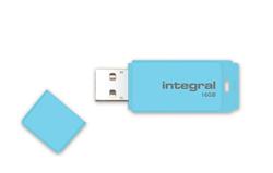 INTEGRAL Pastel 16GB USB 2.0 flashdisk, Blue Sky