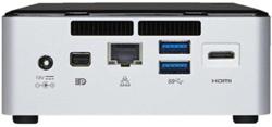 INTEL NUC Rock Canyon/Kit NUC5i3RYH/i3 Core 5010U,2.1GHZ/DDR3L1600/USB3.0/LAN/WifFi/HD5500/2,5"