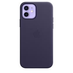 iPhone 12|12Pro Leather Case wth MagSafe D.Violet