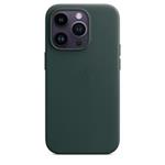 iPhone 14 Pro Max Leather Case with MS- Forest Gre