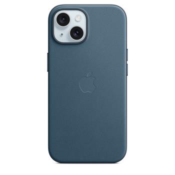 iPhone 15+ FineWoven Case with MS - Pacific Blue