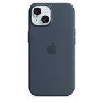 iPhone 15 Silicone Case with MS - Storm Blue