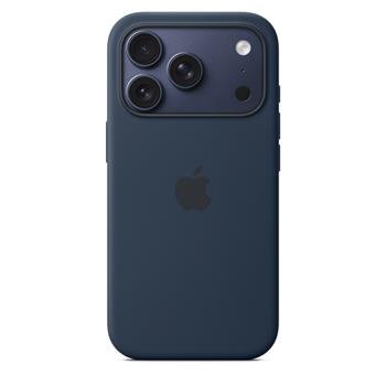 iPhone 17 Pro Silicone Case with MS – Midnight