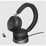 Jabra Evolve2 75/Stereo/ANC/USB/BT/Bezdrát/MS/Stand/Černá