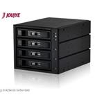 Jou Jye Backplane pro 3.5" (2,5") 4x SATA/SAS HDD do 3x 5,25" black