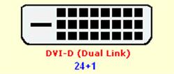 Kabel DVI, DVI dual link 24+1 2m přípojný