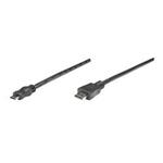 Kabel HDMI mini - HDMI mini, 2m, černý, stíněný